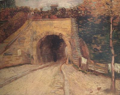 Vincent Van Gogh Roadway wtih Underpass (nn04) Germany oil painting art